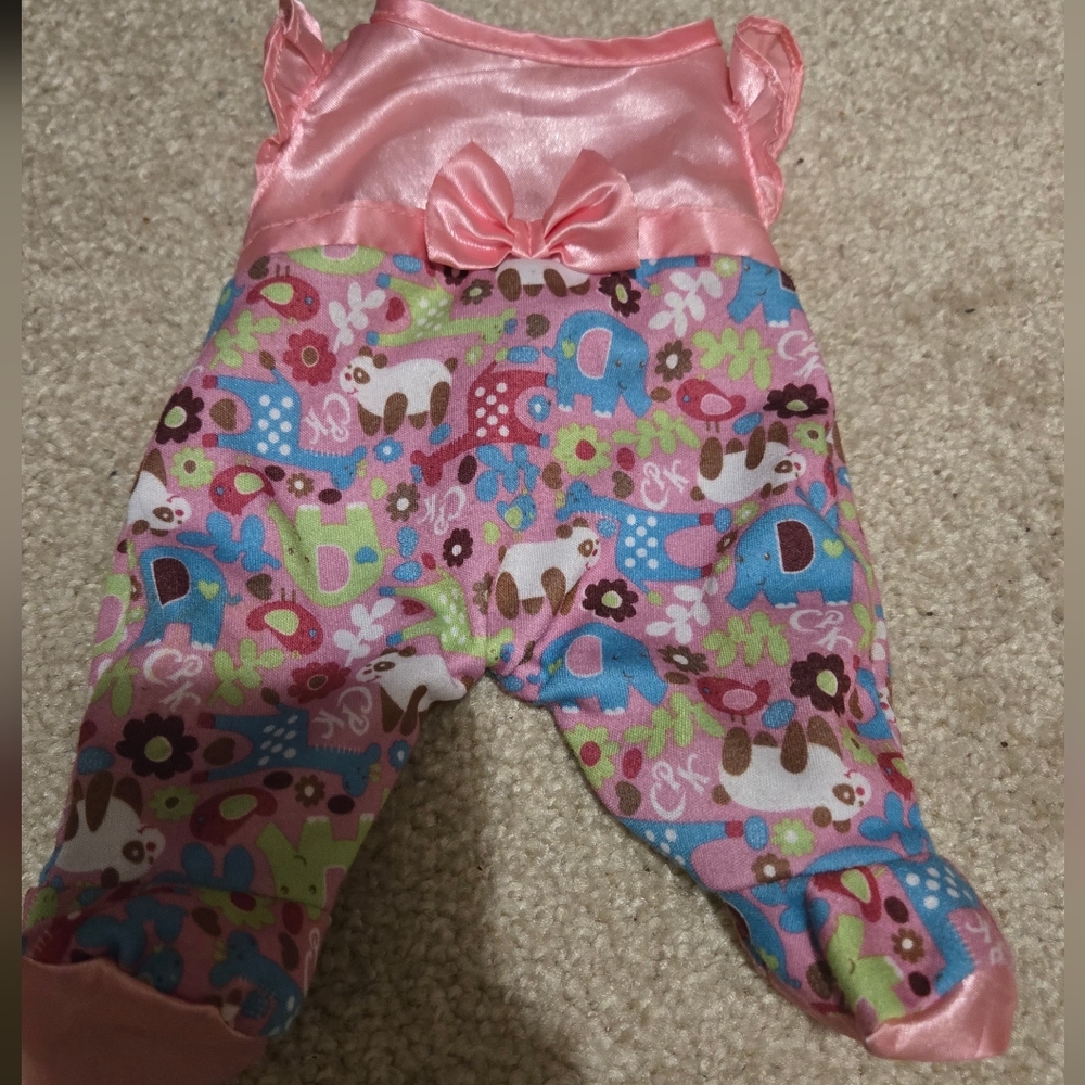 Colorful Animal Print Baby Romper